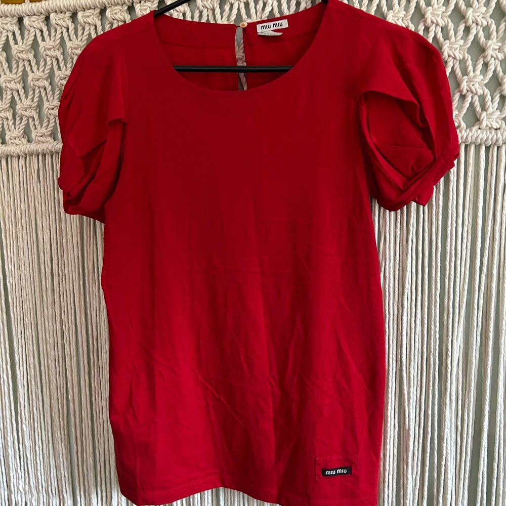 COPY - Miu Miu Red Tee